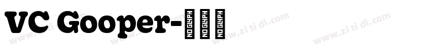 VC Gooper字体转换
